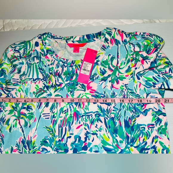 Lilly Pulitzer Jansen Long Sleeved Sweatshirt Size L/ NWT - Picture 4 of 10